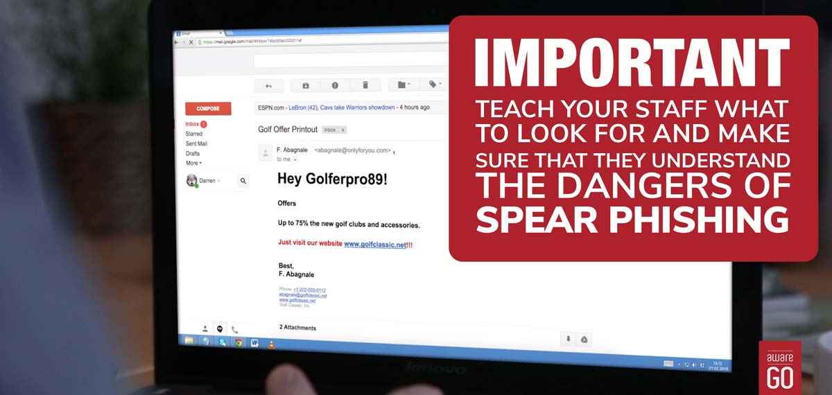 Spear Phishing Danger In Familiarity AwareGO