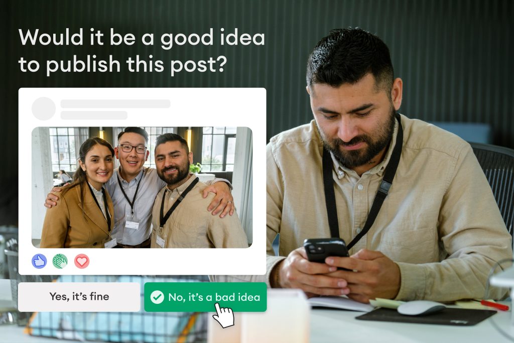 Example from Human Risk Assessment. Measuring human cyber risk when it comes to social  media use