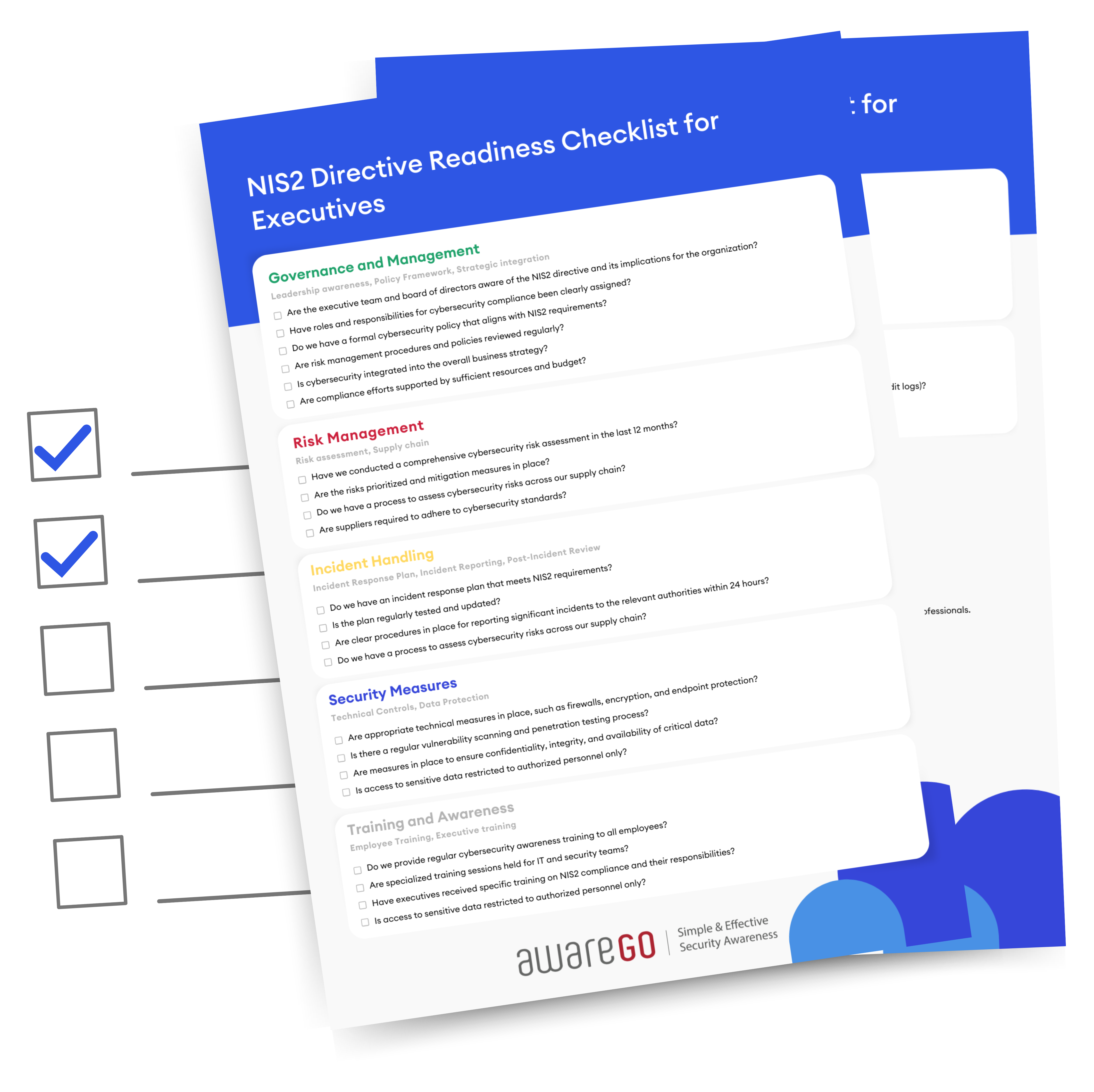 NIS2 Directive Readiness Executive Checklist 