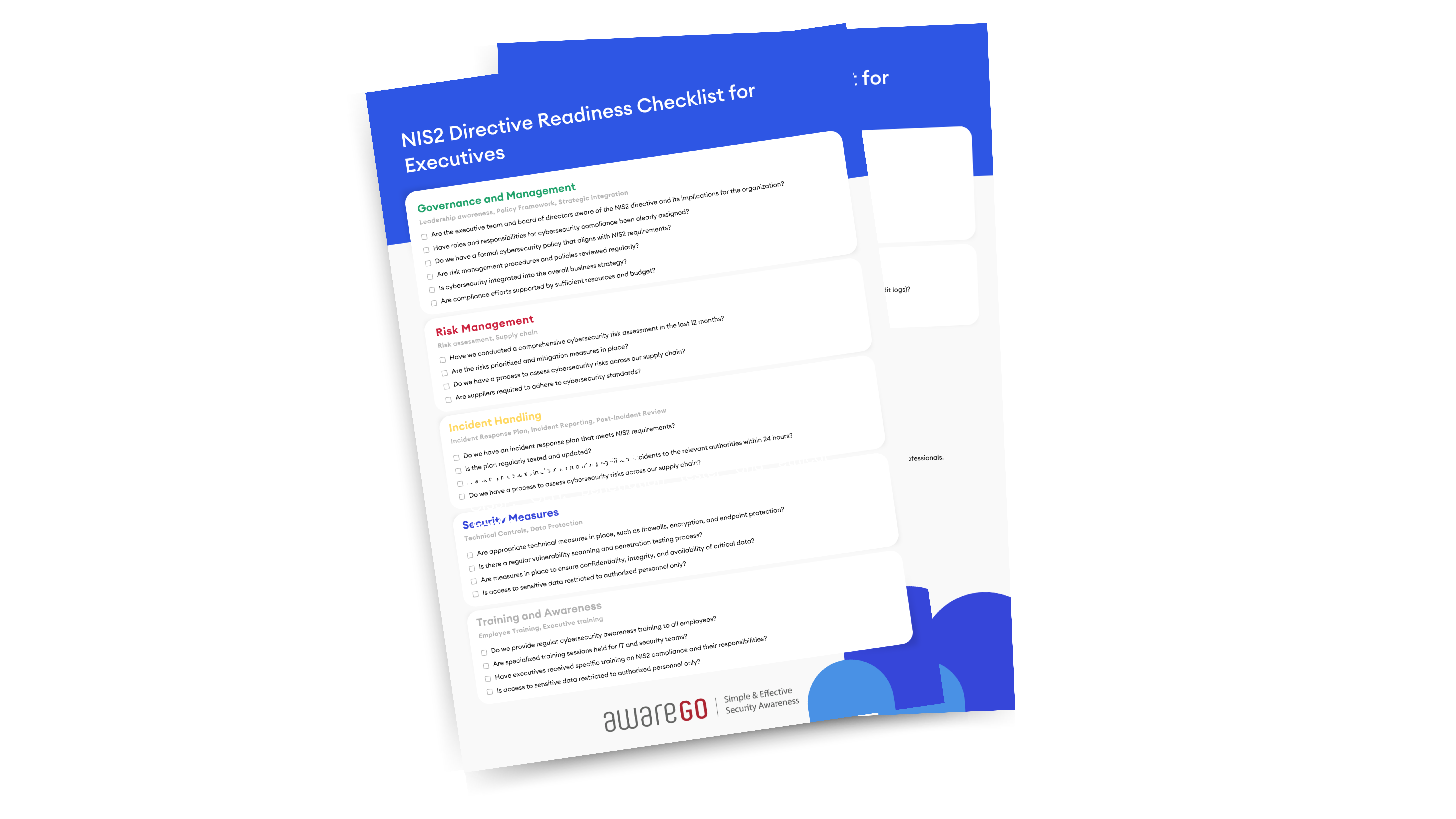 AwareGO's NIS2 Directive Readiness Checklist for Executives